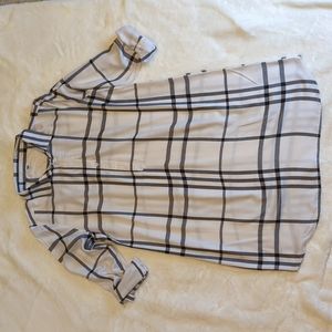 OLD NAVY Button Down Shirt Dress, Size L